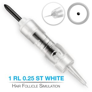 PMU Naald Wit 1 RL 0.25 LT – 5 stuks